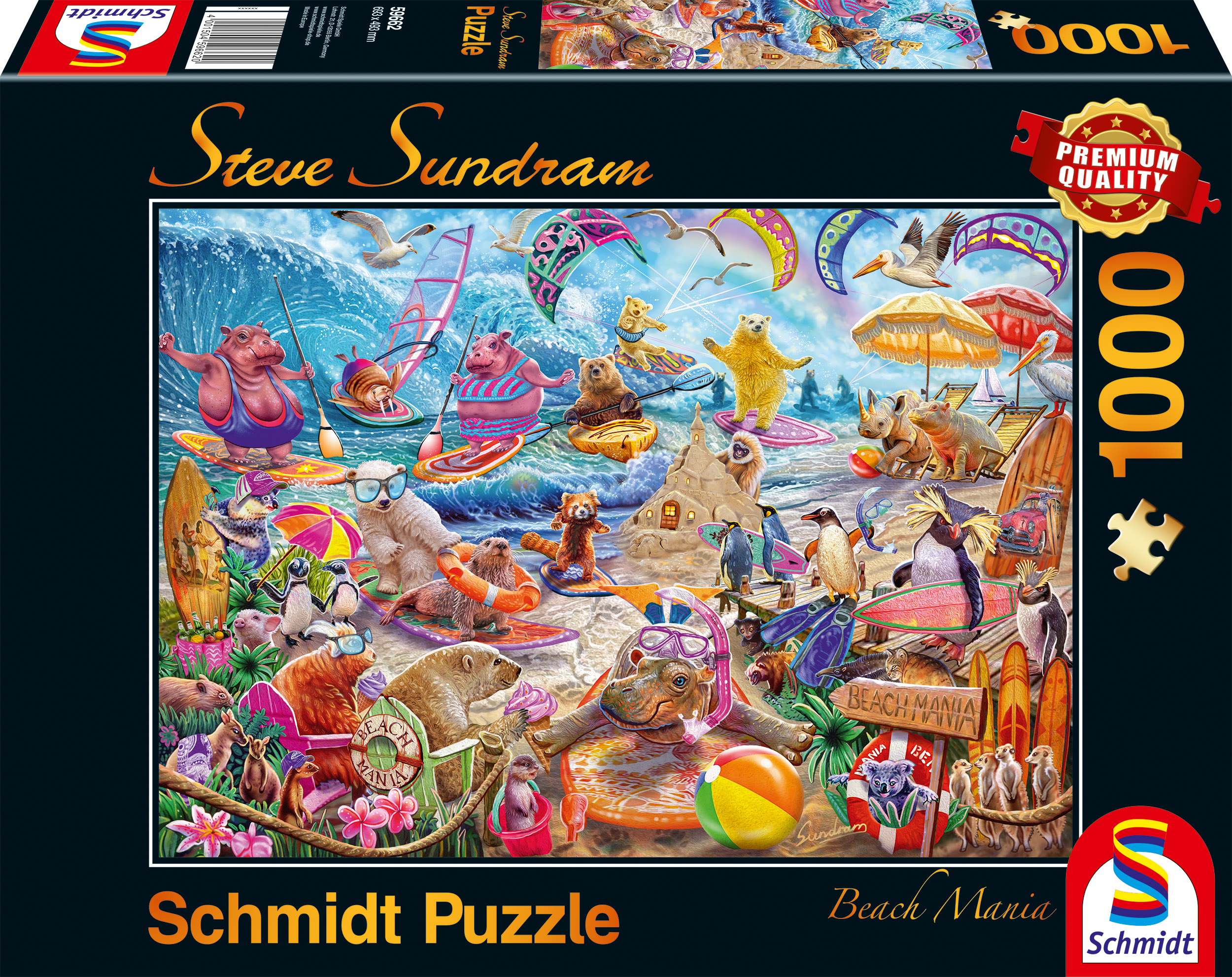Beach Mania ist ein von Steve Sundram gezeichnetes Puzzle
