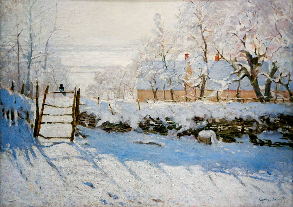 Claude Monet - Die Elster 1869