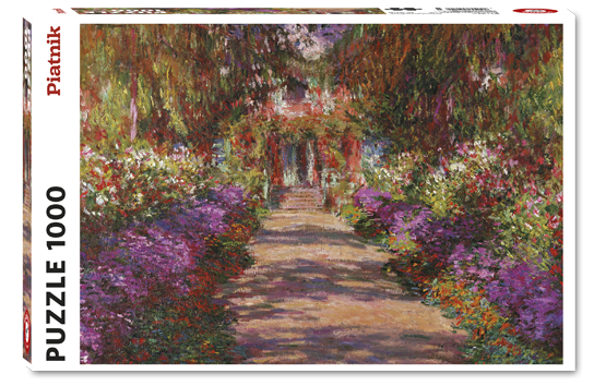 Claude Monet - Weg in Monets Garten