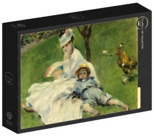 Pierre-Auguste Renoir: Madame Monet and Her Son / Madame Monet et son Fils, 1874