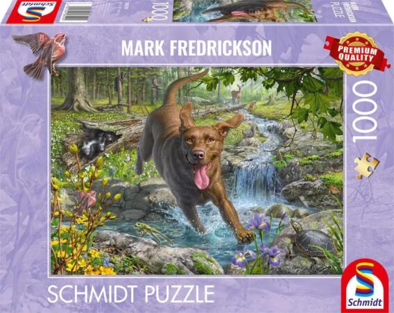 Mark Fredrickson: Hundeliebe – Frühlingsspaziergang mit Labrador Retriever