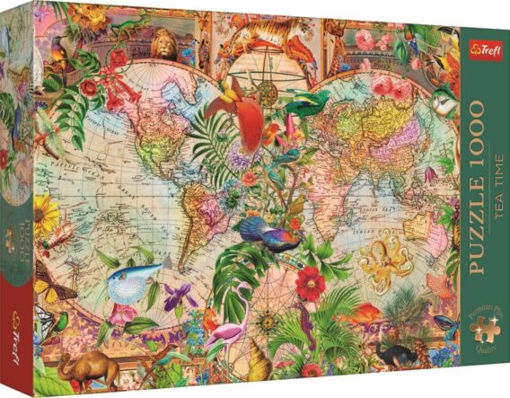 Tea Time: Antike Weltkarte / Antique World Map