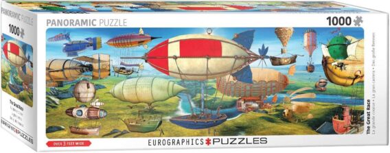 Das große Rennen / The Great Race (Panorama-Puzzle)