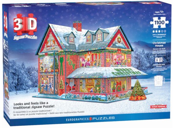 Christmas House / Weihnachtshaus (3D-Puzzle)