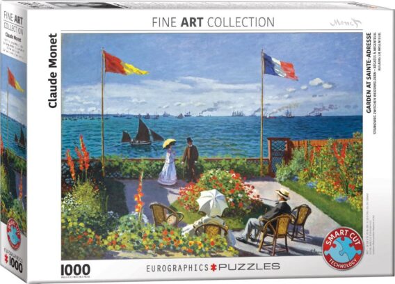 Claude Monet: Garden at Sainte-Adresse / Die Terrasse von Sainte-Adresse (1867)