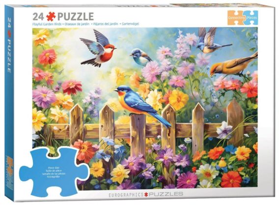 Connencting Pieces: Gartenvögel / Playful Garden Birds